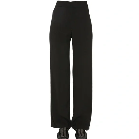 Jil Sander $795 Pleat Cuff Black All Season Casual Dress Pant Trousers Womens 36 - Picture 13 of 13